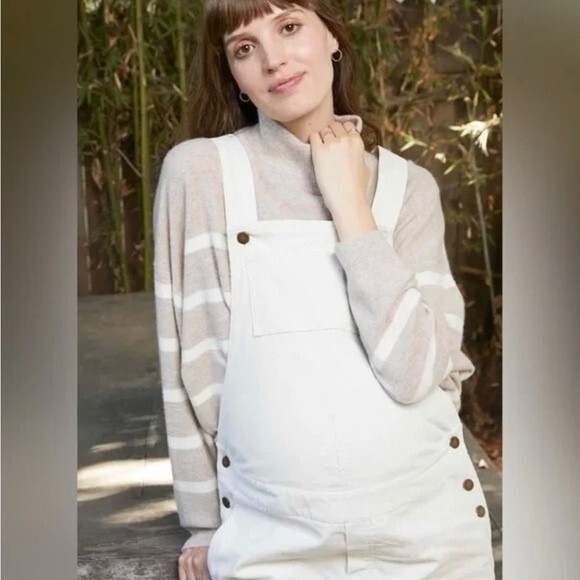 HATCH The Cord Overalls in Ivory Size 3 = US 10-12 NWT - Picture 6 of 10